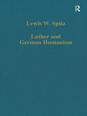 cover image of Luther and German Humanism